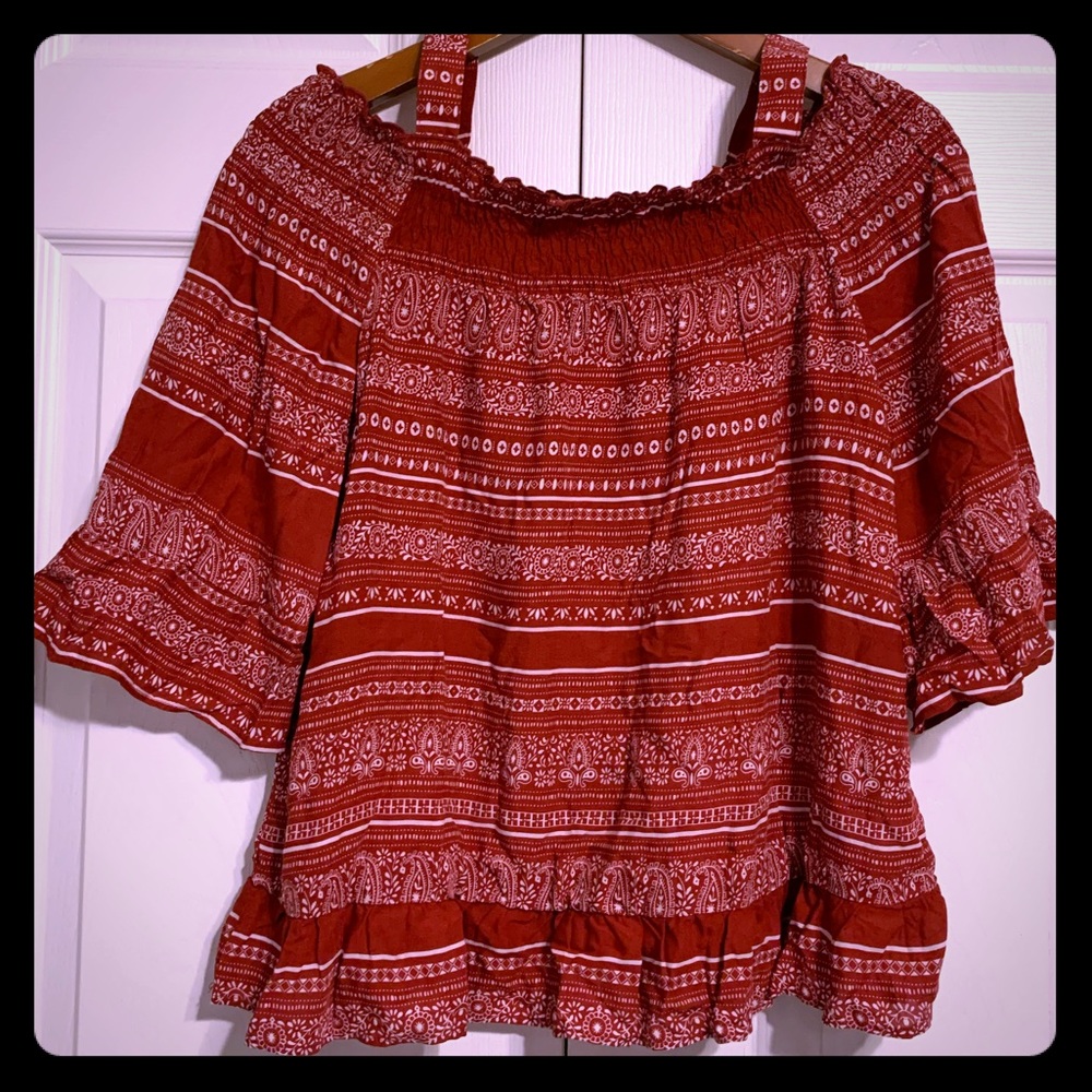 Double Shoulder Strap Medium Sleeved Top
